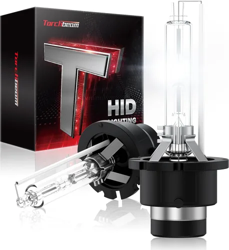 Vista 11 de Torchbeam Bombillas HID D1S, 6000K blanco frío, distancia de iluminación del 150%, bombilla de xenón, diseño IP67 para reemplazar 66144 66140 85140