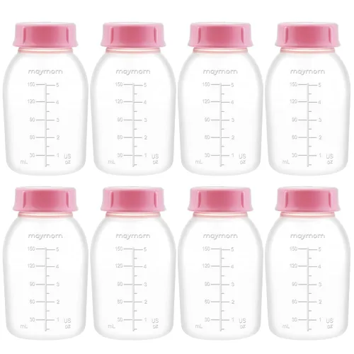 Vista 9 de Maymom Botellas de Colostro y Almacenamiento con Tapas a Prueba de Fugas, Almacenamiento de Leche Materna en Congelador o Refrigerador, Hechas Sin