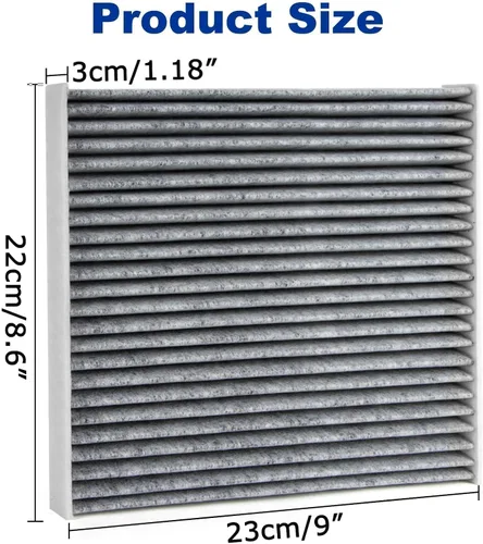 Vista 5 de CP134 CF10134 Filtro de cabina para Honda Civic CR-V Accord Crosstour Passport Pilot Odyssey Ridgeline, para Acura CSX ILX MDX RDX RL RLX TL TLX