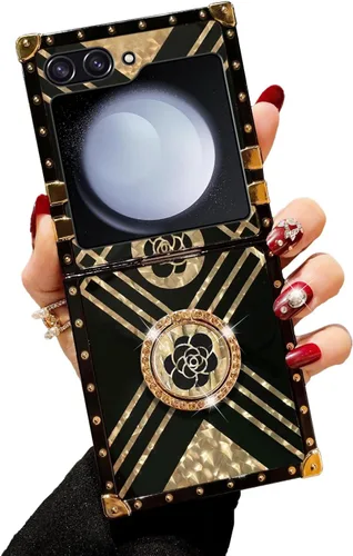 Vista 14 de Funda para S23 Ultra, Galaxy S23 Ultra para mujer, funda a prueba de golpes, TPU retro, elegante, clásica, borde de lujo, protección completa