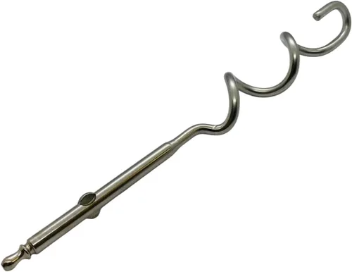 Vista 6 de Cuisinart CHM-DH 2 Ganchos de repuesto para masa de acero inoxidable para modelos CHM-3, CHM-5, CHM-7, HM-50 HM-70 HM-90, HTM-3, HTM-5, HTM-7 y HTM-9
