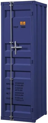 Vista 7 de Acme Armario de carga con 1 puerta en azul Rojo