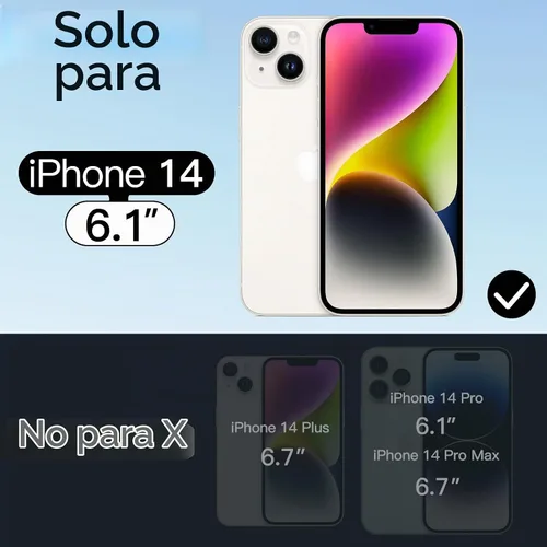 Vista 2 de JETech Funda magnética para iPhone 14, iridiscente