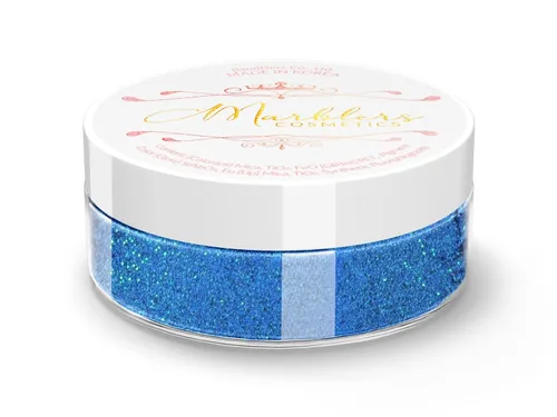Vista 9 de MARBLERS Polvo de mica natural grueso [perla azul acero] 0.11 onzas (0.11 oz) altamente pigmentado no tóxico, vegano, libre de crueldad animal