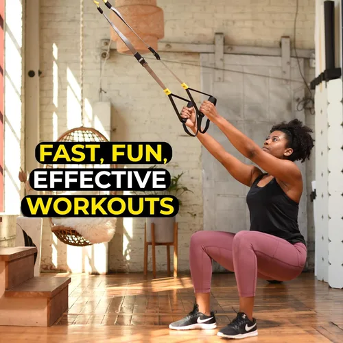 Vista 4 de TRX GO Entrenador de Suspensión, Gimnasio Portátil en Casa, Para Entrenamiento de Fuerza, Equipo de Ejercicio de Cuerpo Completo
