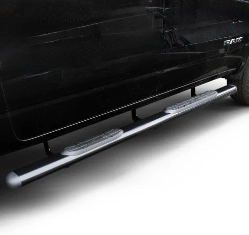 Vista 3 de Westin 22-2245 Premier Oval Nerf Kit de montaje de barra Negro Par Compatible con Ram 1500 QuadCab Crew Cab 2019-2025 (Exc 1500 Classic)