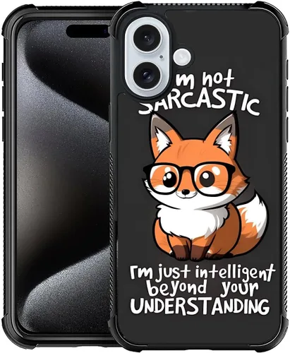 Vista 11 de CARLOCA Funda compatible con Google Pixel 8 Pro, bonitas fundas de Fox Wear para Google Pixel 8 Pro, diseño gráfico, a prueba de golpes