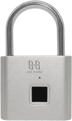 Vista 10 de HIFAM Candado de huellas dactilares, cerraduras biométricas sin llave para almacenamiento de valla al aire libre, gimnasio, cerradura inteligente