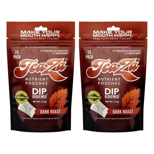Vista 32 de Teaza Bangin' - Bolsas energéticas de hierbas alternativas al tabaco sin nicotina, bolsas de inmersión saludables para tabaco, sabor prémium a