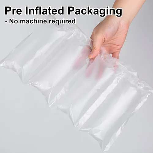 Vista 2 de 170 almohadas de aire para envío, bolsas de cojín de aire inflables prellenadas de 4 x 8 pulgadas, no necesita bomba, material de embalaje
