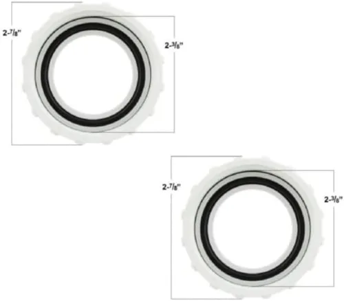 Vista 2 de Bañera de hidromasaje compatible con Coleman Spas Pump Union 1.5" 2 PK DIY100629-2
