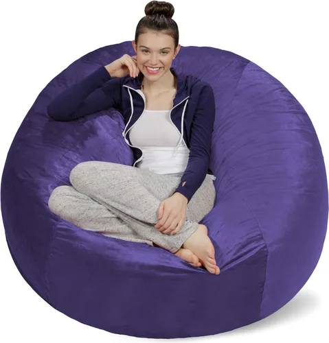 Vista 76 de [Usado] Sofa Sack Funda para Silla Puff Solo la Funda, para Adultos y Niños, Sin Relleno, Cómoda y Esponjosa, Funda de Repuesto para Silla Puff