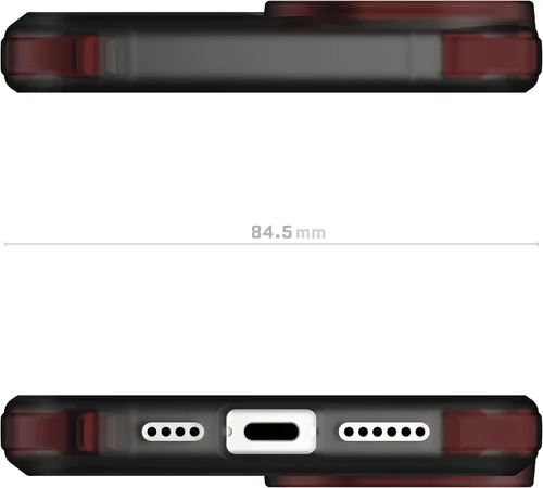 Vista 96 de Ghostek Covert Clear - Funda transparente para iPhone 15 Plus, silicona a prueba de golpes, compatible con accesorios Apple MagSafe, funda Negro
