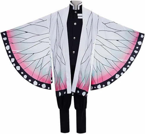 Vista 10 de Moalioi Anime Cosplay Costume Kimono Halloween Women Men's Set Accessories