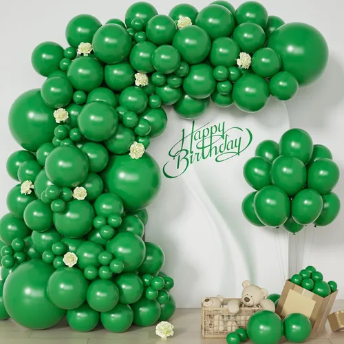 Vista 15 de Kit de arco de globos negros, 129 piezas de diferentes tamaños 18, 12, 10, 5 pulgadas, kit de guirnalda de globos negros para graduación, Halloween