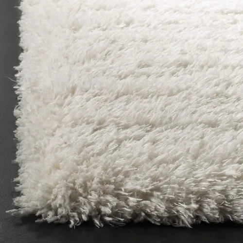 Vista 3 de SAFAVIEH Flokati Shag Collection - Alfombra decorativa, 2 pies 3 pulgadas x 4 pies, color marfil, diseño sólido, no desprende pelusa y de fácil