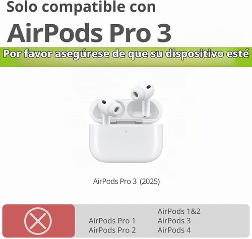 Vista 3 de Carveit - Funda de madera maciza para AirPods Pro 3, bandera estadounidense, color negro