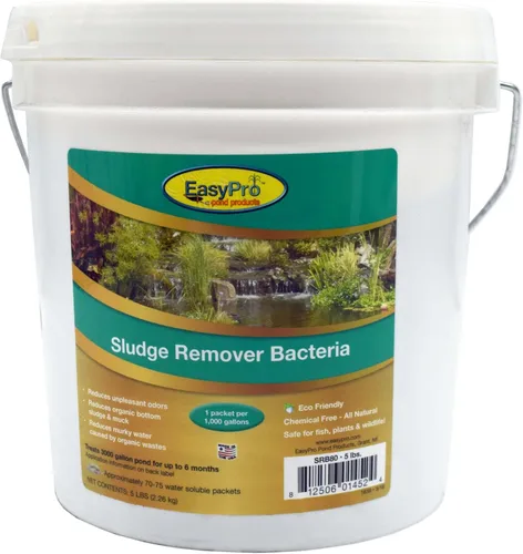 Vista 5 de EasyPro SRB24 - Bacterias eliminadoras de lodos para estanque, secas, 24 paquetes