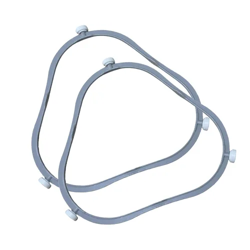 Vista 7 de Anillo de soporte para plato giratorio de microondas W11252182/8206227 de 7.48 pulgadas, pieza de repuesto de soporte de bandeja de vidrio, anillo