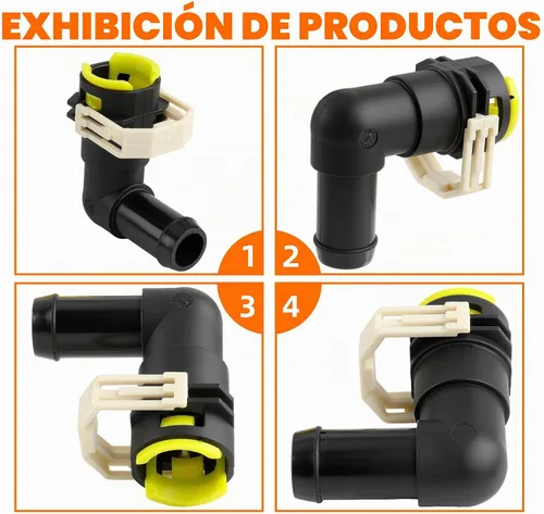 Vista 6 de GoaMotors Conector de manguera de agua de refrigeración compatible con Mazda 3 CX-7 CX-9 2007-2013 B37F-61-240