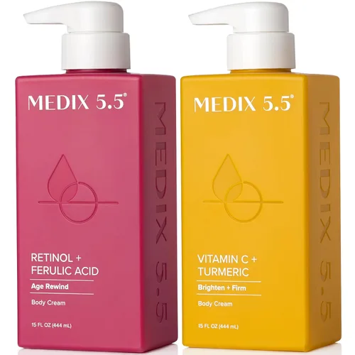 Vista 23 de Medix 5.5 Crema hidratante reafirmante con loción corporal de retinol Tratamiento para el cuidado de la piel crepey Crema corporal con retinol