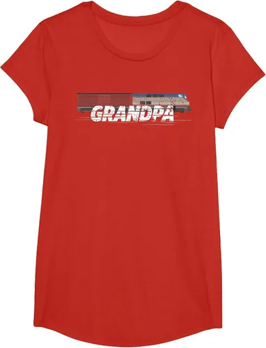 Vista 66 de RC Model Train Shirt Grandpa Train Boxcar HO Scale T-Shirt Negro