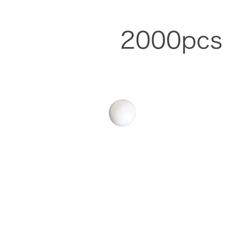 Vista 2 de Bolas de rodamiento de plástico sólido de polioximetileno (POM) de 3/8" (9.525mm) 2000pcs