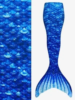Vista 8 de Fin Fun - cola de sirena sola, puntas reforzadas, sin monoaleta, para niños, adultos, niños y niñas