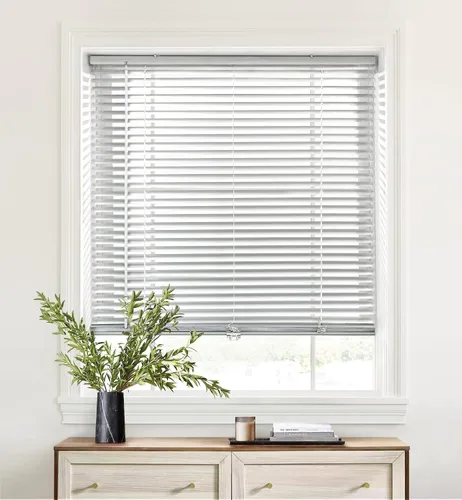 Vista 11 de LazBlinds Mini Persianas de Aluminio de 1", Sin Herramientas-Sin Taladro, Persianas Sin Cordón para Ventanas Interiores, Persianas Horizontales