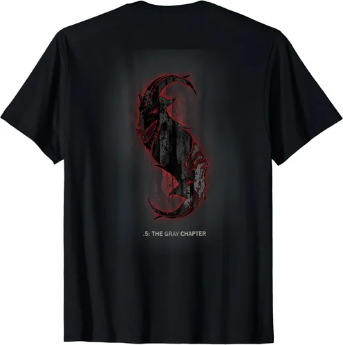 Vista 2 de Slipknot 5la cubierta gris capítulo playera niños 6 Rojo