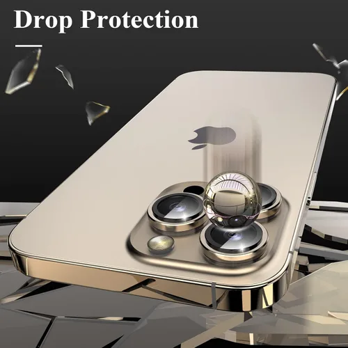 Vista 3 de YWXTW Protector de lente de cámara diseñado para iPhone 14 Pro Max, protector de lente de cámara para iPhone 14 Pro, protector de lente de cámara