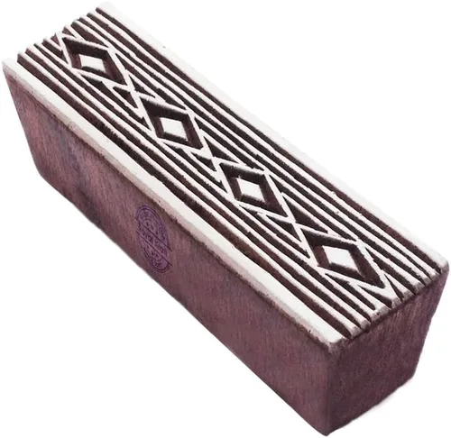Vista 20 de Royal Kraft Sellos de madera DIY tela, textil, arcilla, cerámica, papel, bloques de impresión de henna THHtag001