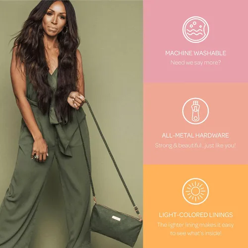Vista 4 de JuJuJuBe Bolsa de hombro y bolso de pulsera para viajes o bolsa de pañales