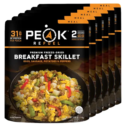 Vista 29 de Goulash de búfalo americano 45g protein, 740 calories, ground bison goulash, 2 servings, 4.94 oz pouch, 6 oz water, ready in 10 minutes, made in