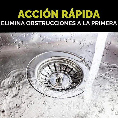 Vista 5 de Clorox Liquid-Plumr Pro-Strength - Destructor de obstrucciones, limpiador de drenaje líquido, 80 onzas líquidas (el paquete puede variar)