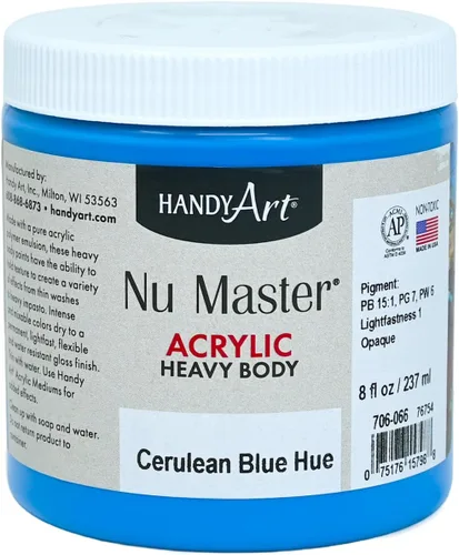 Vista 33 de Handy Art Nu Master - Pintura acrílica de cuerpo pesado, 8 onzas, carmesí Alizarin
