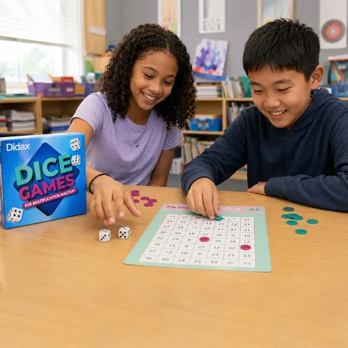 Vista 3 de Didax Recursos educativos Juegos de dados para el dominio de la multiplicación Medio
