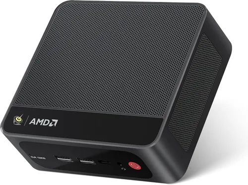 Vista 10 de Mini PC Beelink SER5, AMD Ryzen 5 5500U (6C/12T, hasta 4.0GHz), 16G DDR4 RAM 500GB M.2 2280 NVMe SSD, Mini Computadora Compatible con Triple