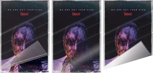Vista 3 de Slipknot - Póster musical (We are Not Your Kind, portada del álbum, cara - máscara) (tamaño: 24 x 36 pulgadas) (póster laminado)
