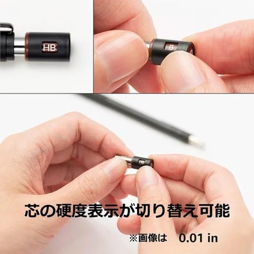 Vista 6 de Pentel Lápiz mecánico Graph 1000 para profesionales, para dibujo, 0.3mm (pg1003)