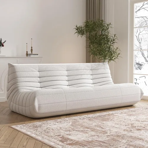 Vista 35 de YVDNHP Puf de espuma viscoelástica, sofá Fireside Togo con almohada