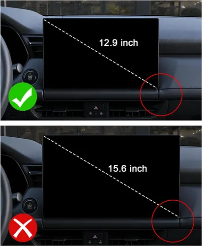 Vista 2 de CDEFG 2 protectores de pantalla para Mazda CX-5 CX5 2026 con pantalla táctil de 12.9 pulgadas