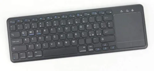 Vista 6 de BoxWave Teclado compatible con Chuwi HiPad Max - Teclado MediaOne con TouchPad, TrackPad inalámbrico USB de tamaño completo para PC, color negro