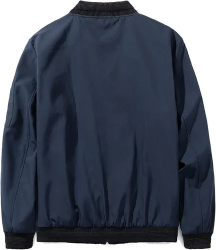 Vista 2 de URBANFIND - Chaqueta deportiva estilo bomber, casual, ajustada y ligera, para hombre