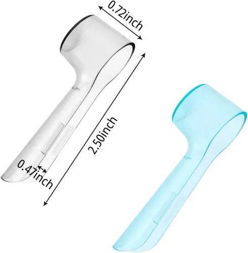 Vista 2 de 2 tapas para cepillos de dientes eléctricos, cubiertas de cabeza de cepillo de dientes eléctrico compatibles con cabezales Oral B