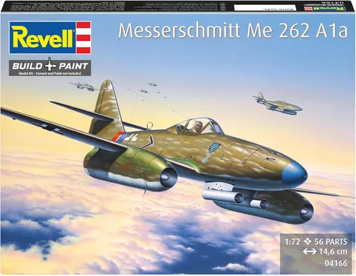 Vista 2 de Revell 04166 Messerschmitt Me 262 A-1a Modelo Kit