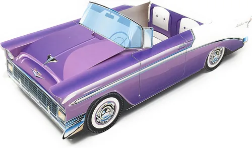 Vista 2 de 12 cajas de comida clásicas para fiestas de automóvil, colección GM