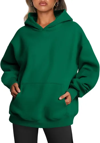 Vista 227 de Trendy Queen - Sudaderas extragrandes con capucha para mujer, suéteres de manga larga, sin botones, de vellón, de otoño, ropa de invierno