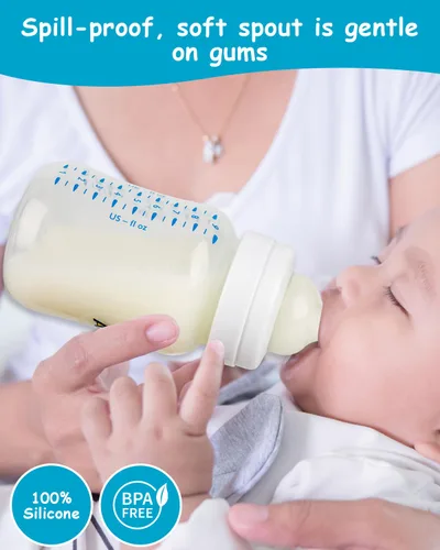Vista 7 de Boquilla de silicona para biberones anticólicos Philips Avent, flujo 1, 3.3 ft+, flujo lento, paquete de 4