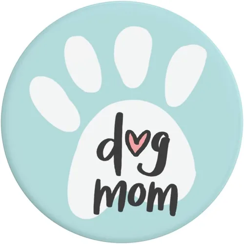 Vista 5 de PopSockets Agarre adhesivo para teléfono, soporte, soporte para teléfono, perro - Dog Mom